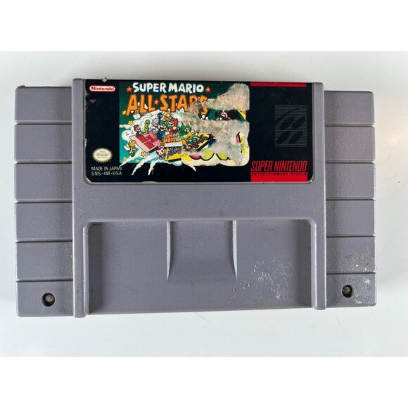 Super Mario All Stars Super Nintendo Player's  SNES Cart Only - Picture 1 of 4